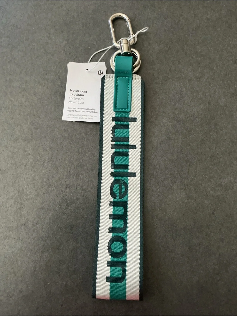 Lululemon never lost Keychain